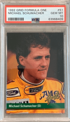 #2. 1992 Grid Michael Schumacher #51