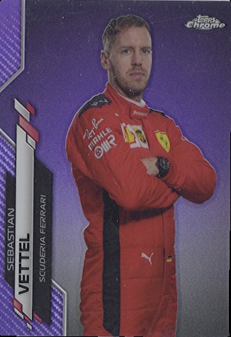 2020 Topps F1 Vettel Variation Refractor