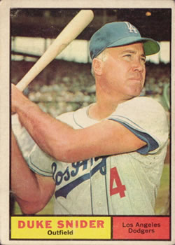 Vintage Brooklyn Dodgers Cooperstown Collection Duke Snider