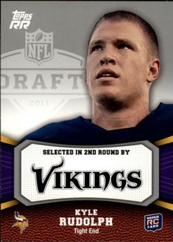 Kyle Rudolph 2015 Panini Prizm Minnesota Vikings Card #116 at