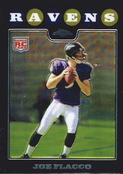 2008 Upper Deck JOE FLACCO Jersey Rookie Football Card #UDRJ-JF Baltimore  Ravens