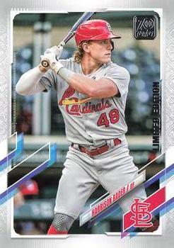 2018 Topps 1983 Design Chrome Silver Refractor #31 Harrison Bader Baseball  Rookie Card