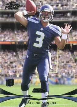 RUSSELL WILSON ROOKIE JERSEY 2012 ROOKIES & STARS COLLECTION #5 SEAHAWKS  BRONCOS