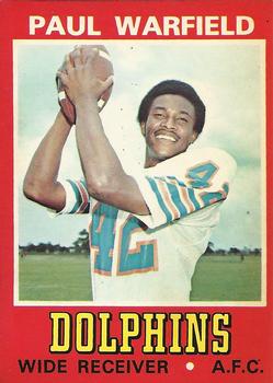 1975T Paul Warfield Miami Dolphins – RetroCards