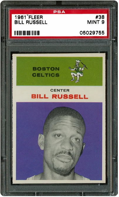 1961 Fleer Bill Russell #38