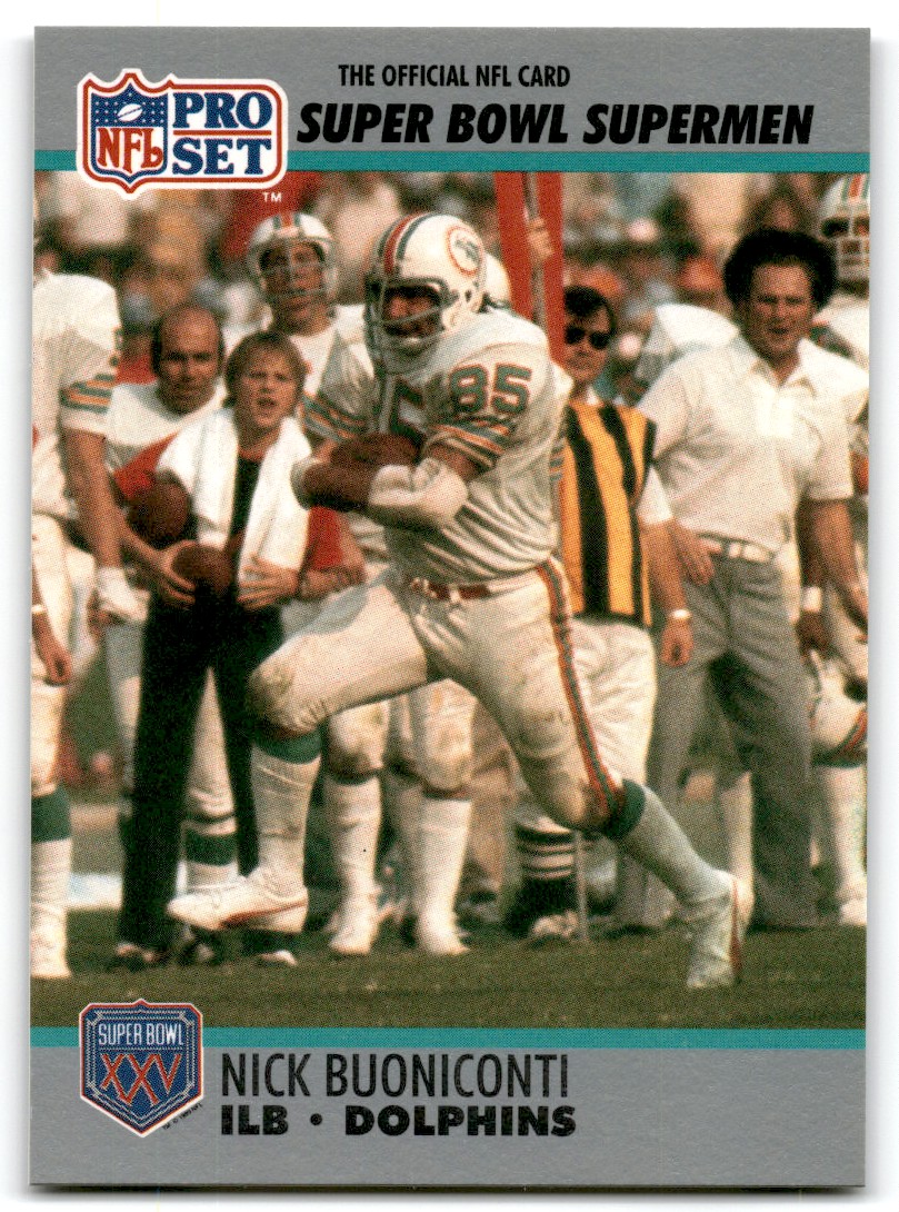 Nick Buoniconti (Hall of Fame) Football Cards