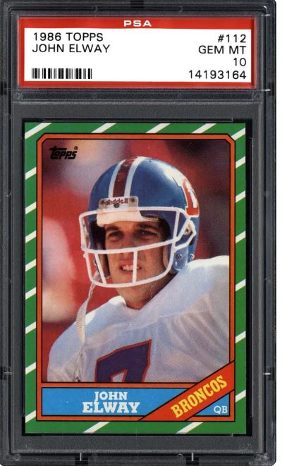 1986 Topps John Elway #112