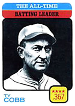 Ty Cobb (Baseball Card) 1973 Topps #475