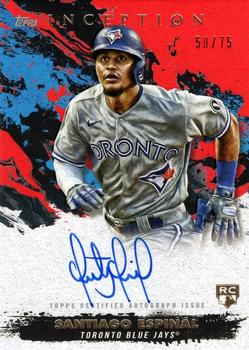 Santiago Espinal /2B Gold Star Parallel '21 Topps Series 1 Blue Jays  Rookie Card