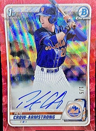 pete crow armstrong tobacco Pete Crow Armstrong Cards: Values, Rookies