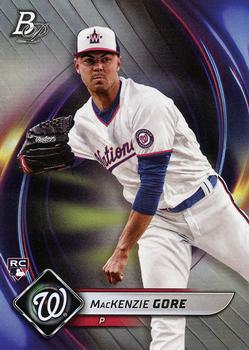  MacKenzie Gore baseball card rookie (San Diego Padres) 2017  Topps Bowman #BD25 : Sports & Outdoors