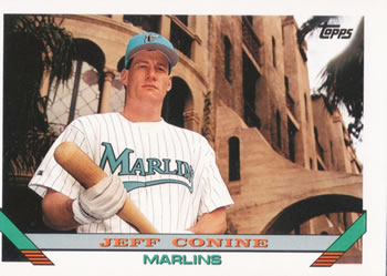 1993 Marlins Upper Deck #754 Jeff Conine - NM-MT