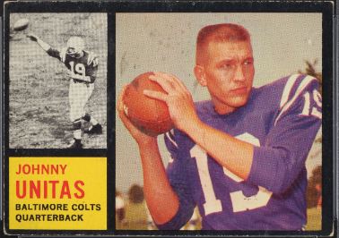 1962 Topps Johnny Unitas #1 - $18,299