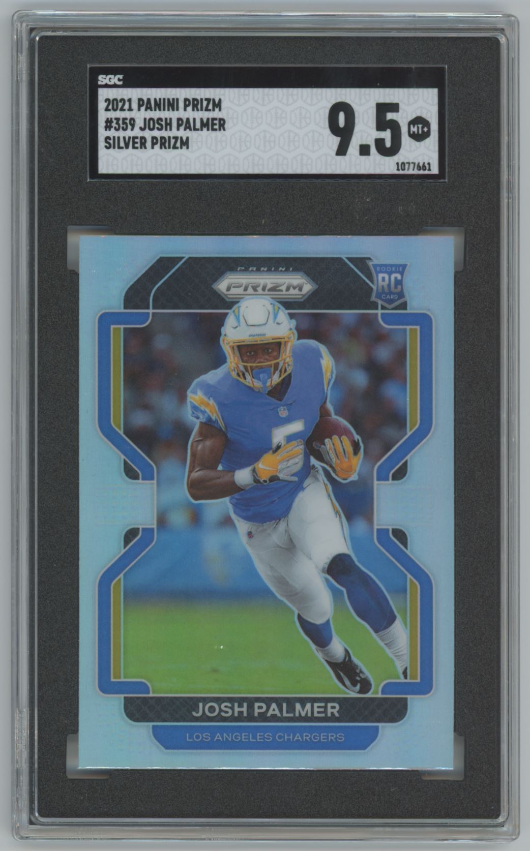 2021 Donruss Football Josh Palmer Rated Rookie 277 Los Angeles Chargers