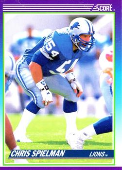 103 Chris Spielman - Detroit Lions - 1990 Pro Set Football – Isolated Cards