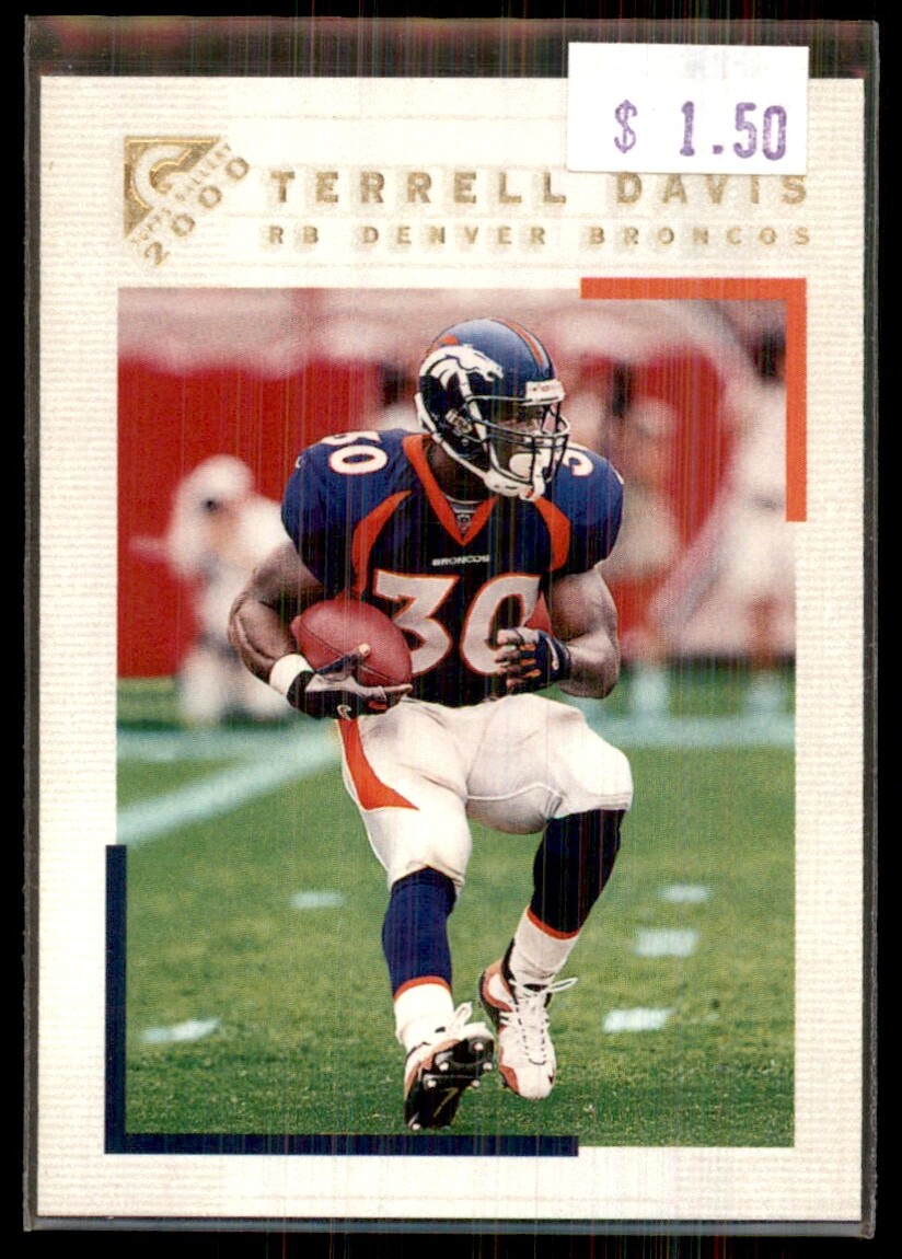 Vintage Denver Broncos Terrell Davis #30 Early 90s Champion Jersey