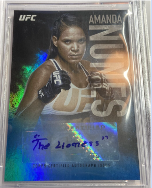 2017 Topps UFC Fire Amanda Nunes #41