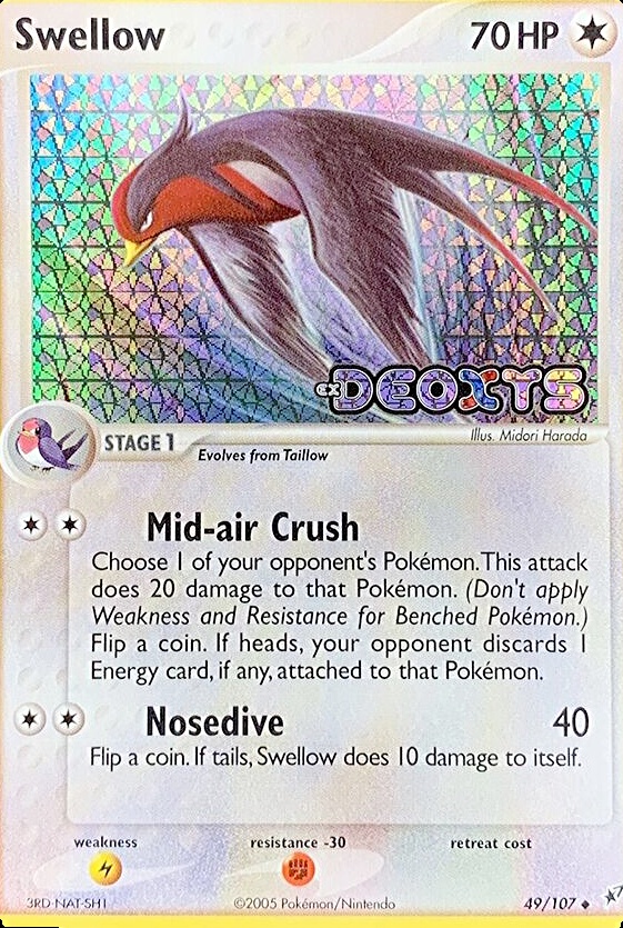 Swellow Trading Cards: Values, Rookies & Hot Deals | Cardbase