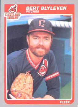 Bert Blyleven - Twins #386 Fleer 1986 Baseball Trading Card