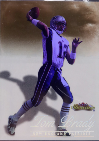 2000 Fleer Prospect Showcase Legacy Tom Brady Rookie Card /20 #136 - $157,102