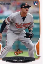 2013 Bowman Manny Machado Rookie Card #215 