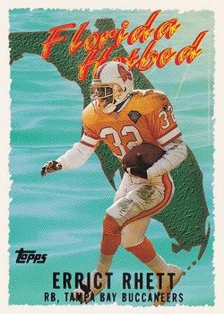 1994 Score #287 ERRICT RHETT TAMPA BAY BUCCANEERS ROOKIE CARD