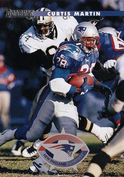 CURTIS MARTIN 1996 Beckett Football Monthly NE Patriots Rookie