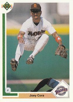  1988 Score #420 Joey Cora RC Rookie San Diego Padres