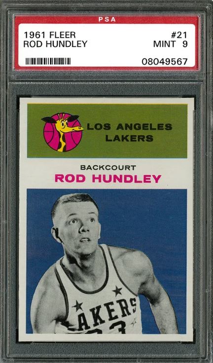 1961 Fleer Rod Hundley #21
