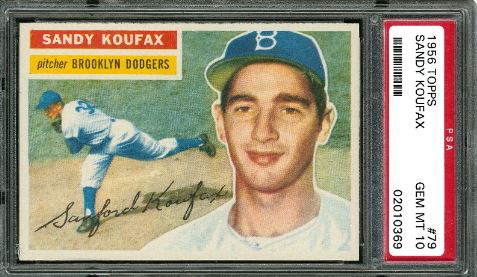 1956 Topps Sandy Koufax #79