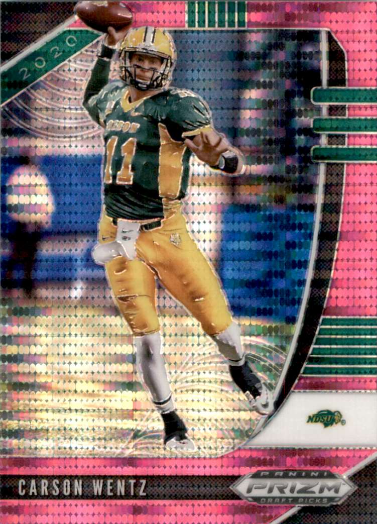 CARSON WENTZ 2020 PANINI GOLD STANDARD GOLD GEAR JERSEY RELIC #105/199  SC1377