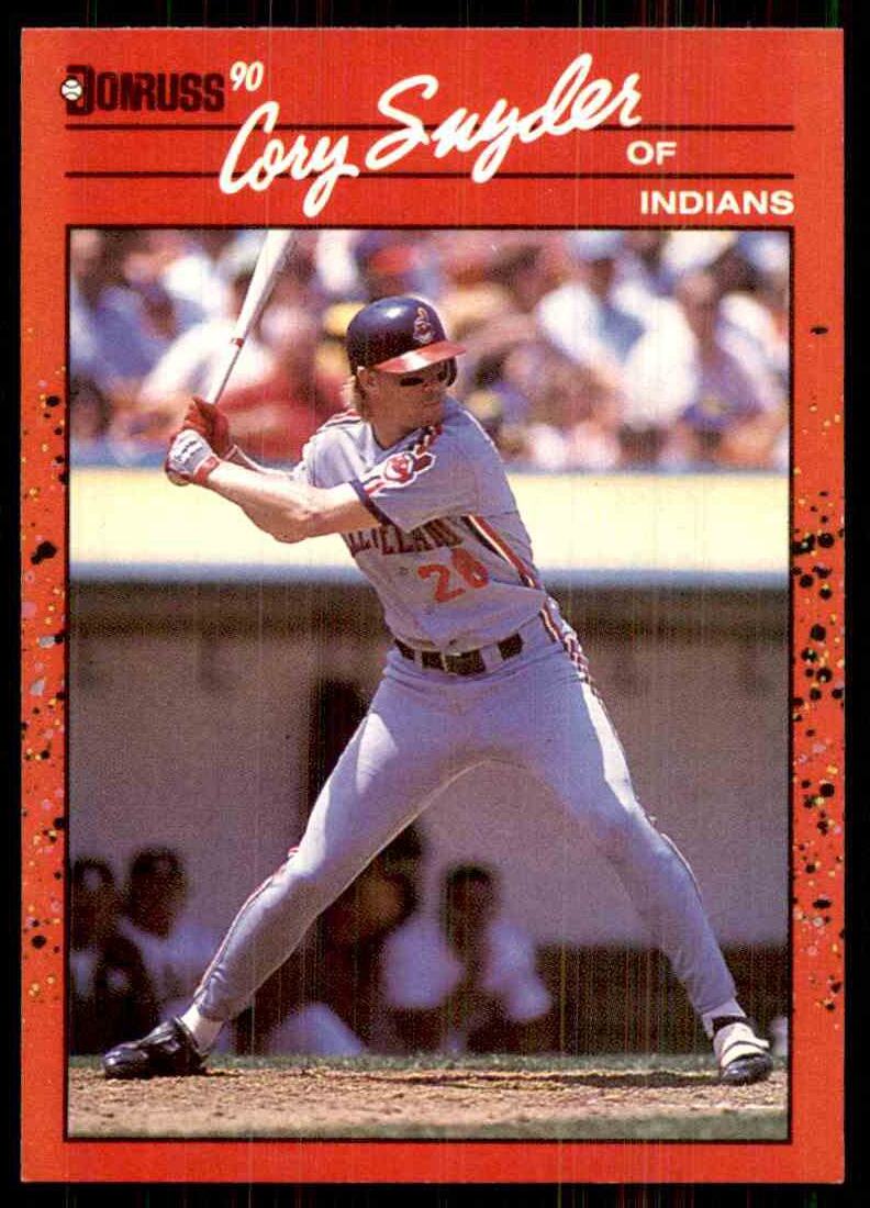 Lot Detail - 1989 Cory Snyder Cleveland Indians Game Used