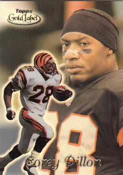 Schwartz Sports Memorabilia DILCAR303 Corey Dillon Signed Cincinnati  Bengals 1997 Upper Deck NFL Football Rookie Card 