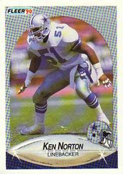 1991 Pro Set Platinum Ken Norton Dallas Cowboys #27