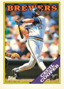  1980 Topps # 95 Cecil Cooper Milwaukee Brewers