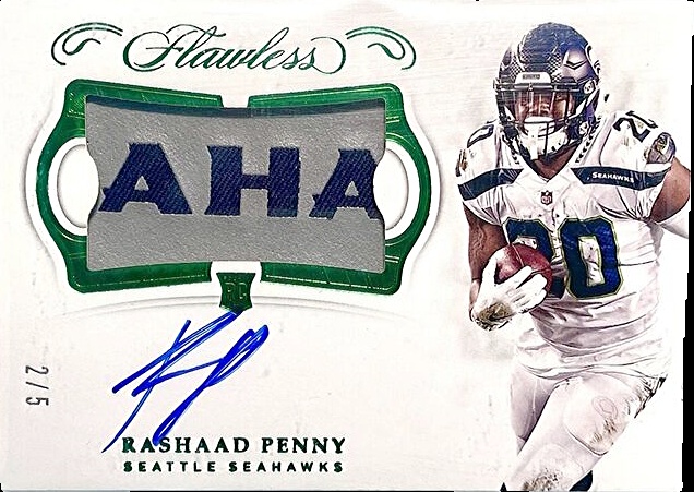 D’Wayne Eskridge 57/75 factory Rashad Penny 97/99 Panini One RPA Bundle