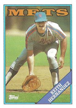  1988 Topps Tiffany Baseball Card #610 Keith Hernandez :  Collectibles & Fine Art