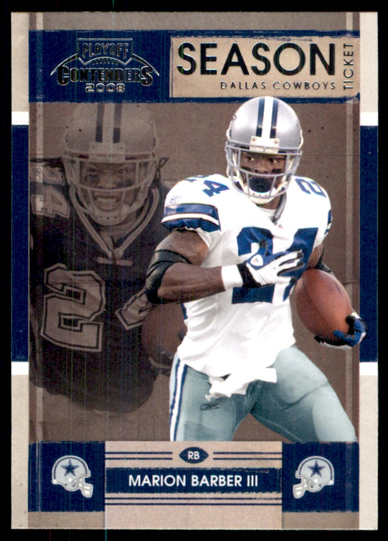 Marion Barber Trading Cards: Values, Tracking & Hot Deals