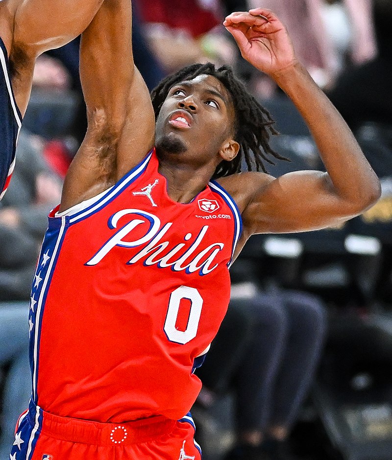 Tyrese Maxey 20-21 Prizm Draft Picks Silver Kentucky 76ers Rookie