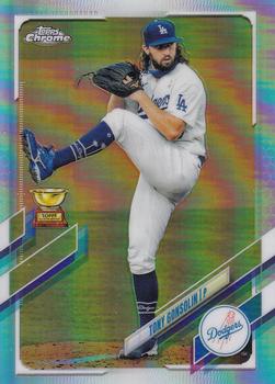 2020 Panini Prizm Silver Tony Gonsolin Rookie Baseball Card #27