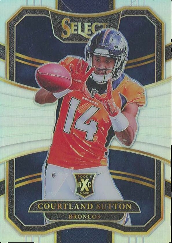 Courtland Sutton 2018 Donruss Optic Rated Rookie deals Black Laser Auto 1/1 2020Honors