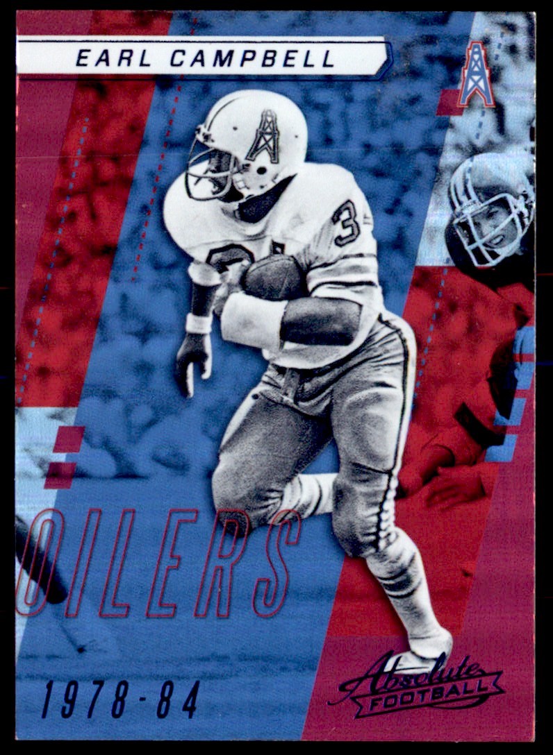 Earl Campbell's 1986 Topps Card from Retrocards