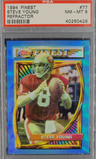 1994 Finest Refractor Steve Young #77