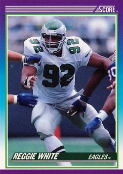 1992 Pinnacle Score Reggie White HOF Philadelphia Eagles NFL Football Card 1