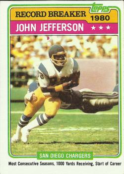 1984 Topps #268 John Jefferson Green Bay Packers NM-MT