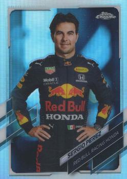 2021 Topps Chrome Formula 1 Refractor #4 Sergio Perez Value 2021 Topps Chrome Formula 1 Refractor #4 Sergio Perez Value