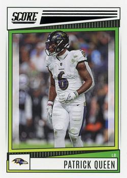 2021 Panini Mosaic Gold Prizm #23 Patrick Queen Baltimore Ravens