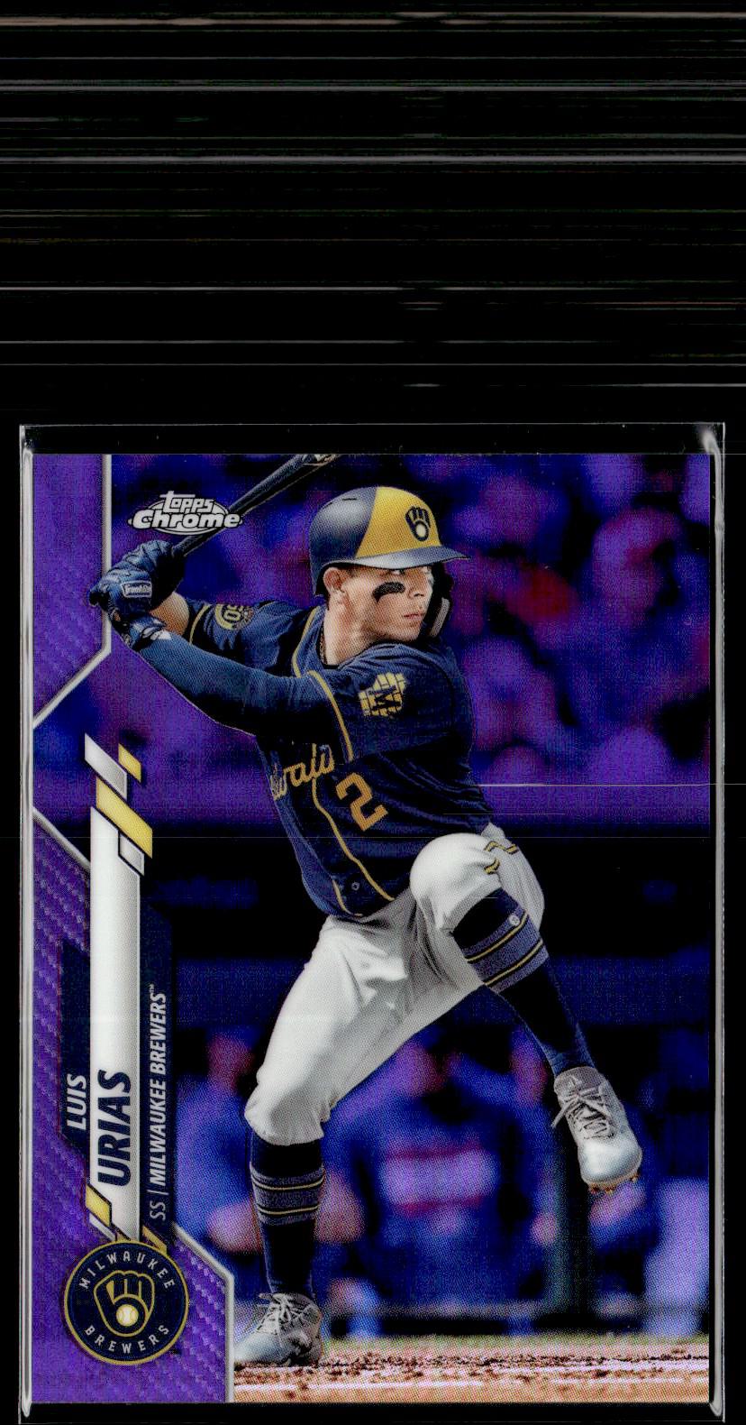 Luis Urias 2020 Topps Holiday Base #HW53 Milwaukee Brewers