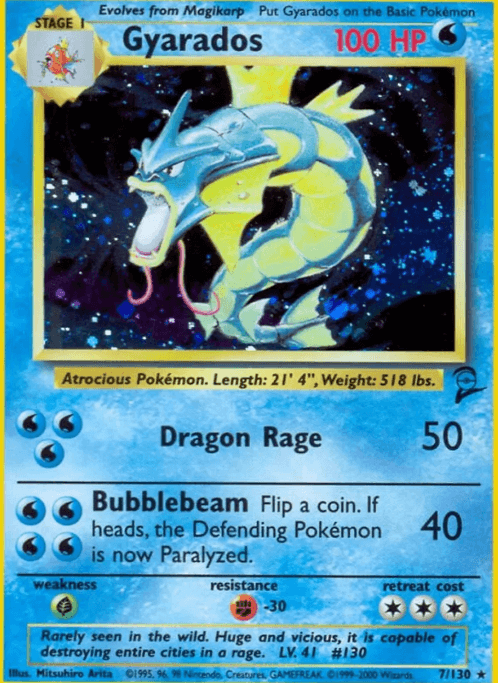 2000 Gyarados #7/130 (Base Set 2)