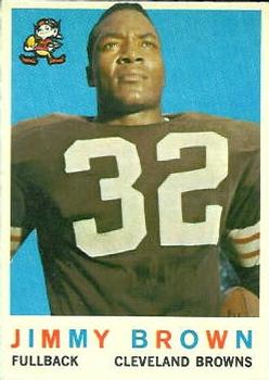 Jim Brown Cleveland Browns 1962 Topps #28 Card - PSA 7 (OC)